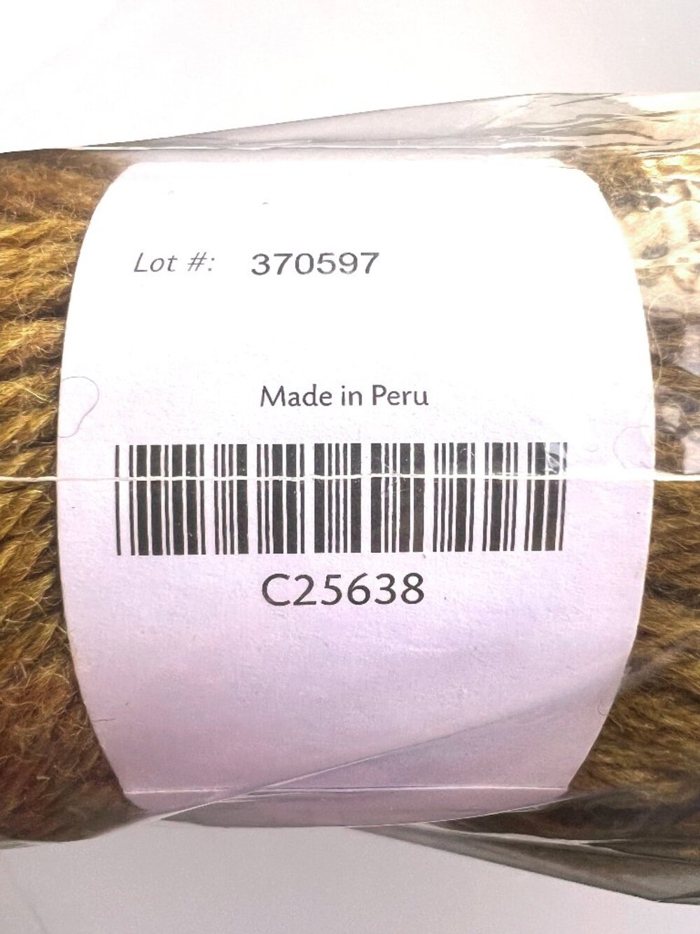 LOT of 10, Wool of the Andes Worsted Yarn from Knit Picks, Brass Heather - Picture 3 of 8